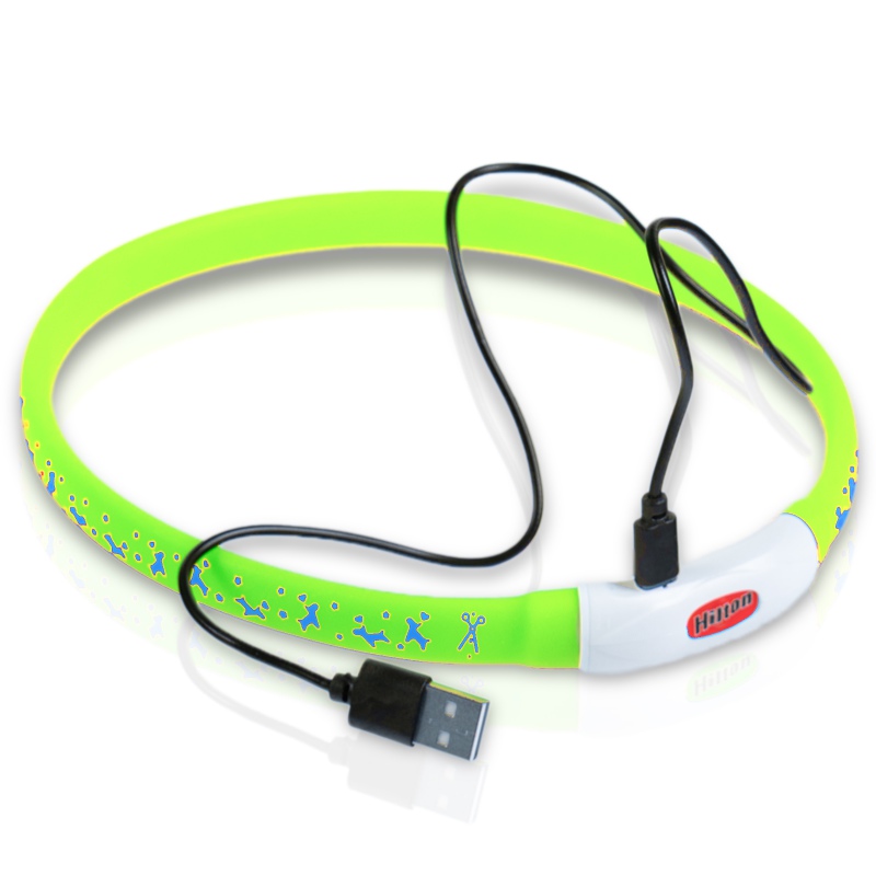 Hilton Flash LED collar in green